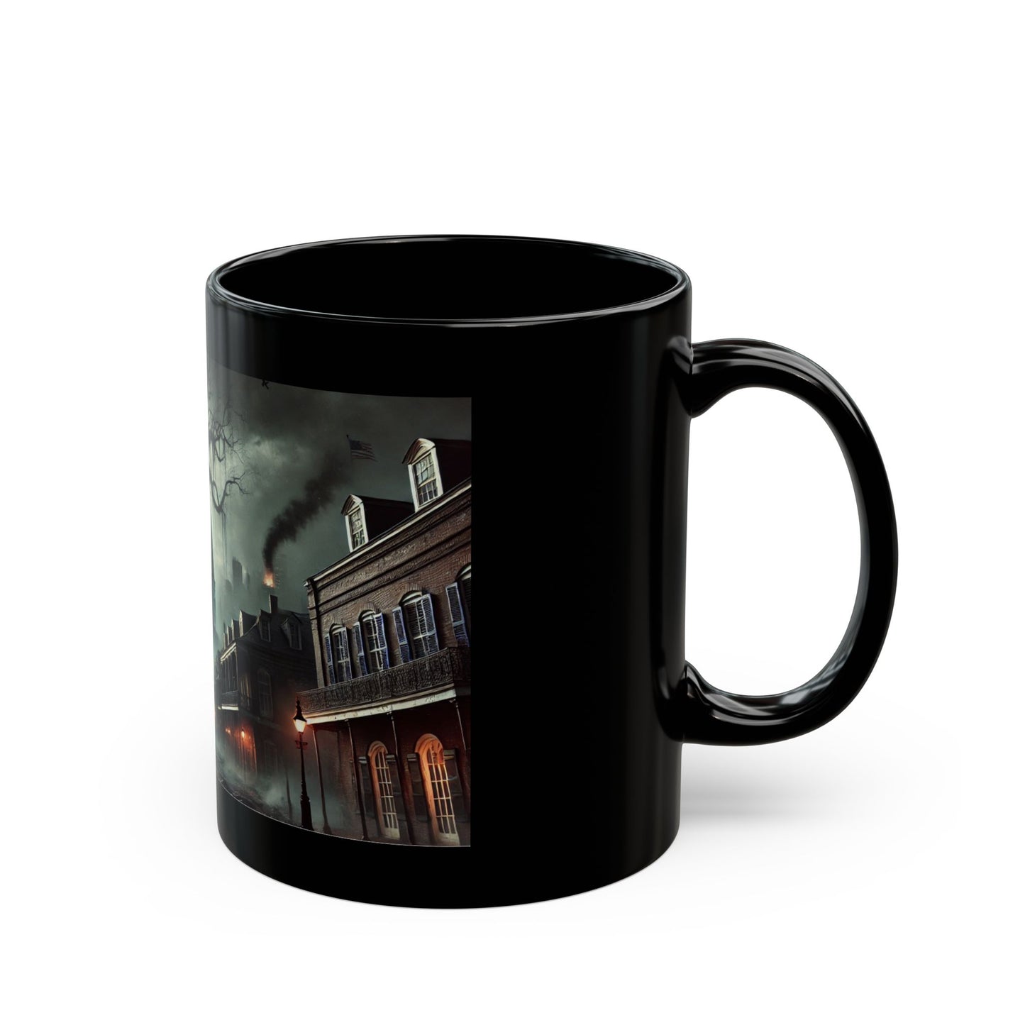 Haunted Heart of New Orleans Black Mug (11oz, 15oz)