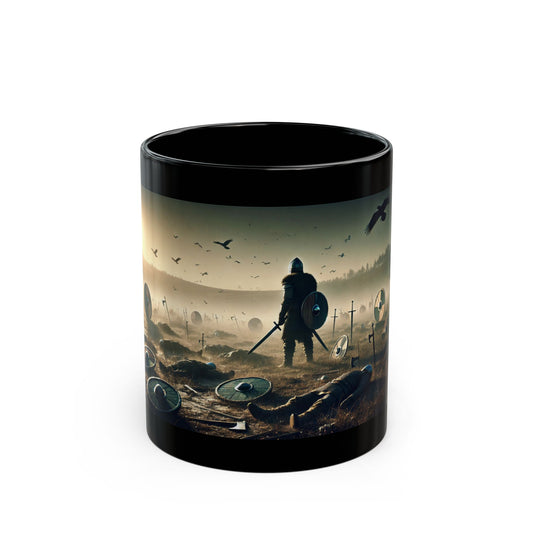 The Warrior’s Aftermath Mug (11oz, 15oz) Inspired by Vikings