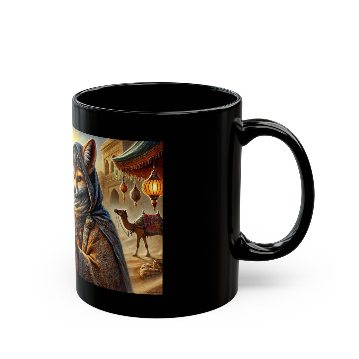 Mystic Fox of the Desert Bazaar Mug (11oz, 15oz)