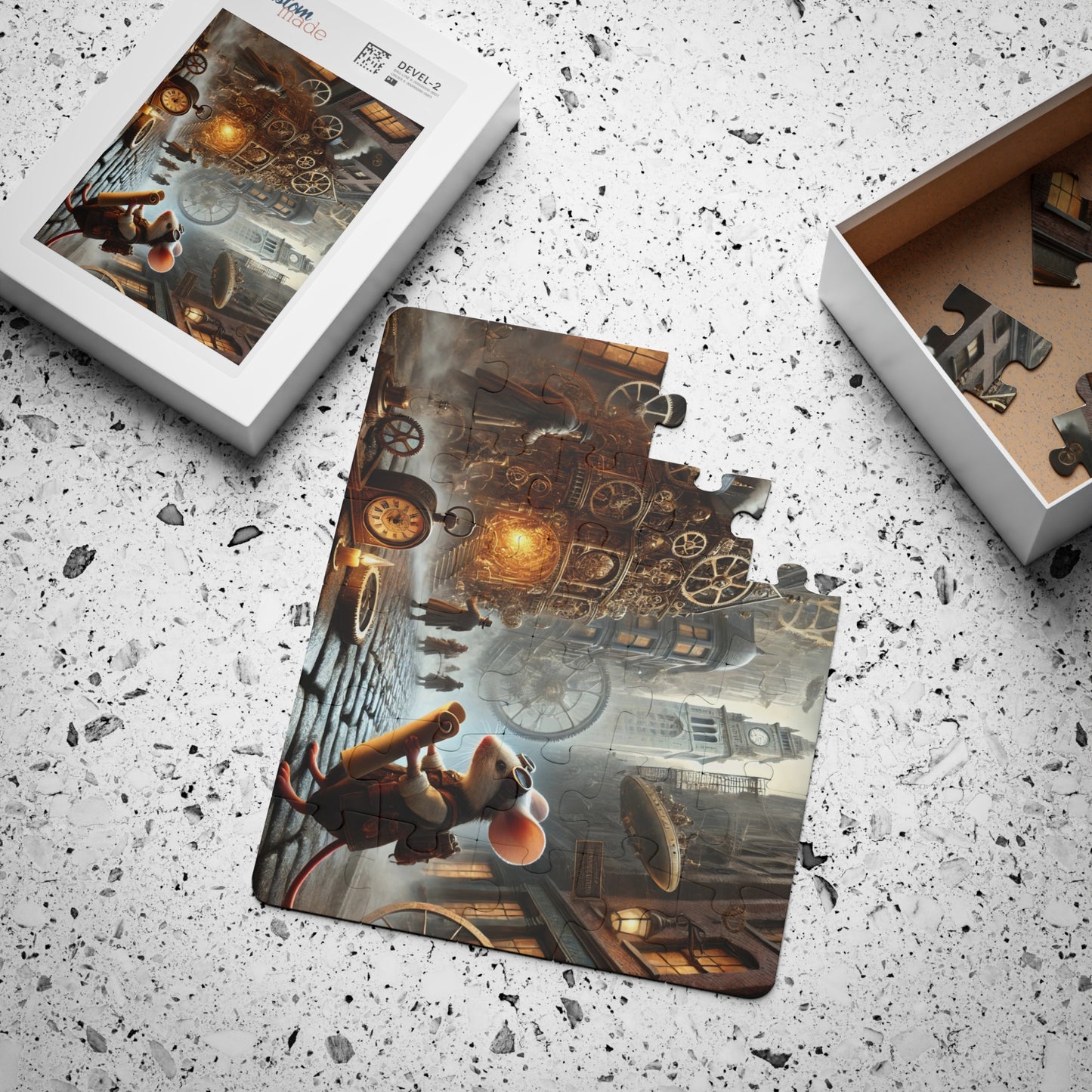 Kids' Puzzle, Clockwork Mouse Steampunk