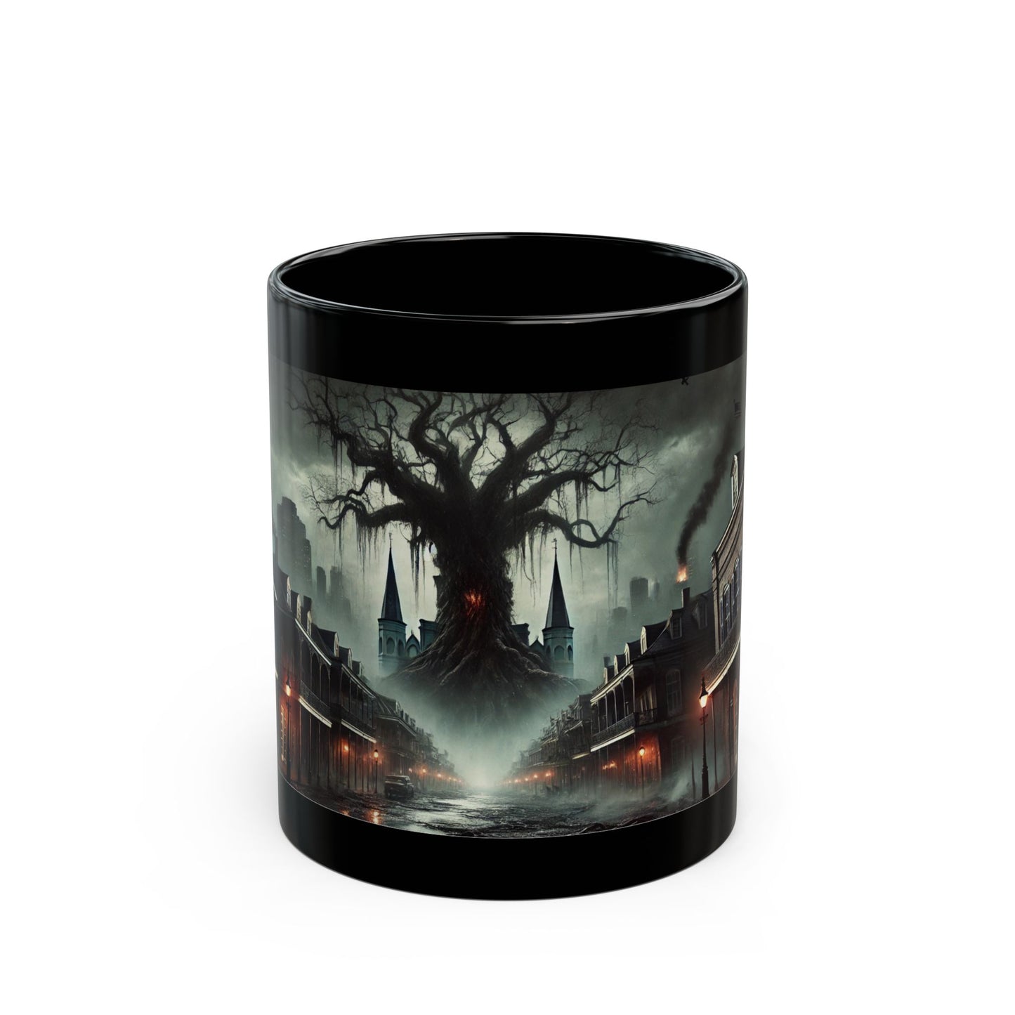 Haunted Heart of New Orleans Black Mug (11oz, 15oz)