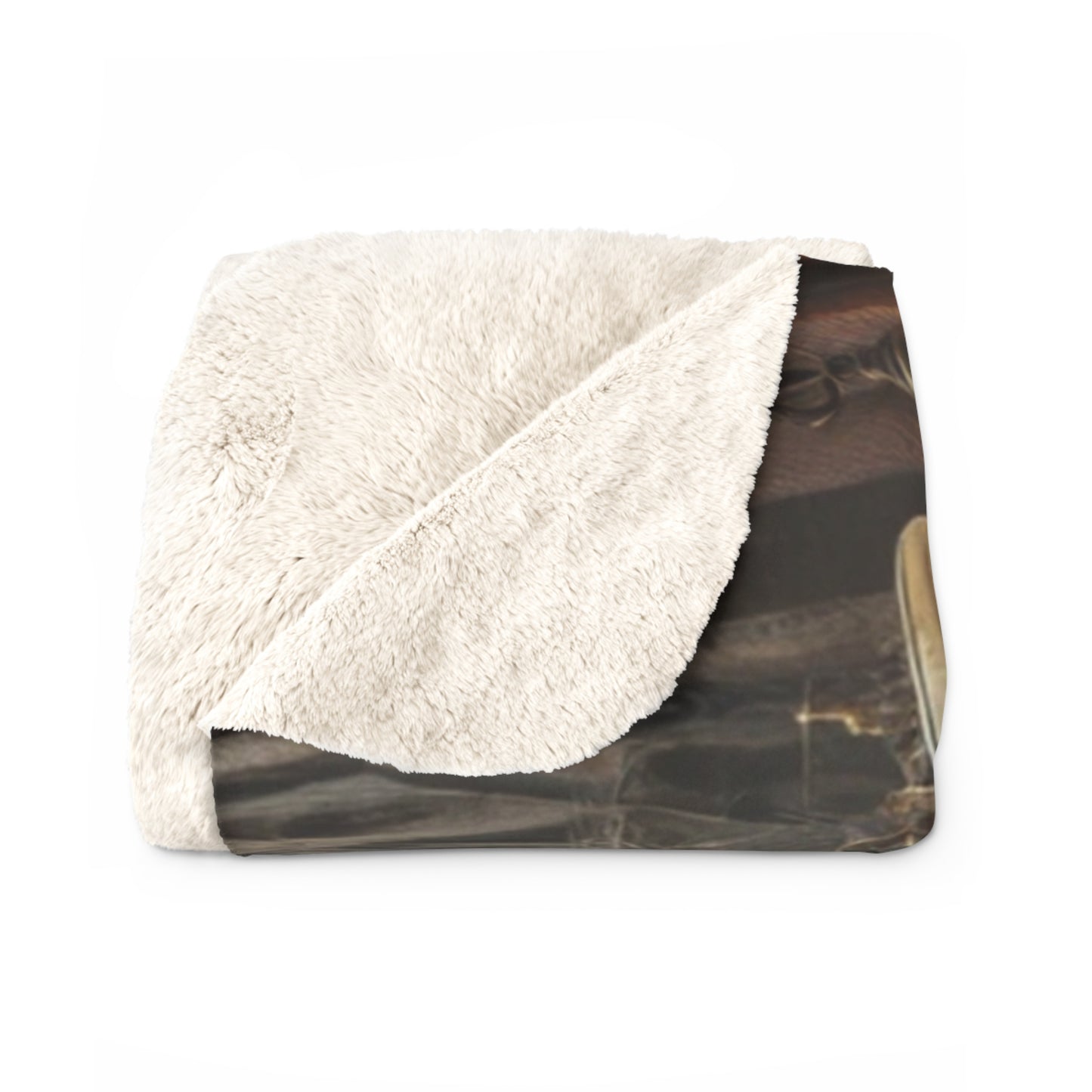 The Steampunk Explorer: Sherpa Fleece Blanket