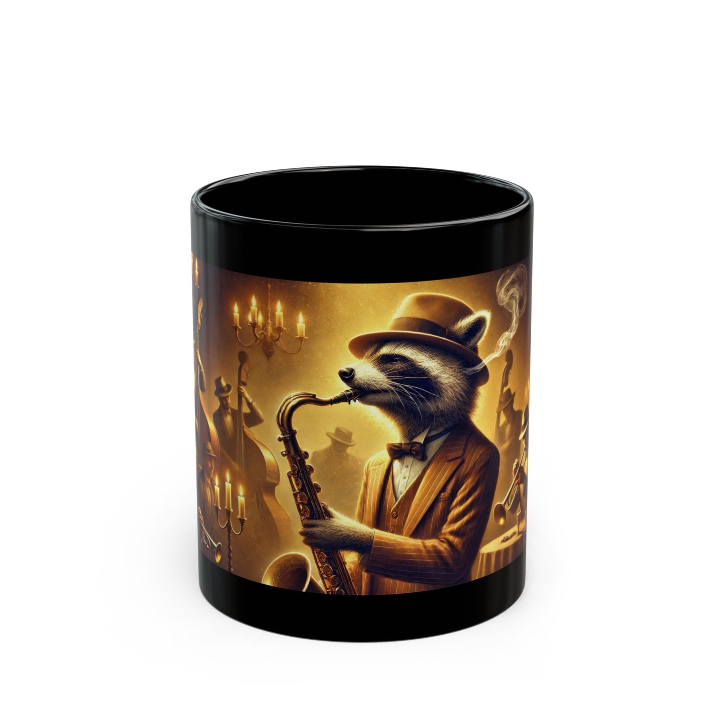 Swingin’ Raccoon - The Jazz Age Icon Mug (11oz, 15oz)