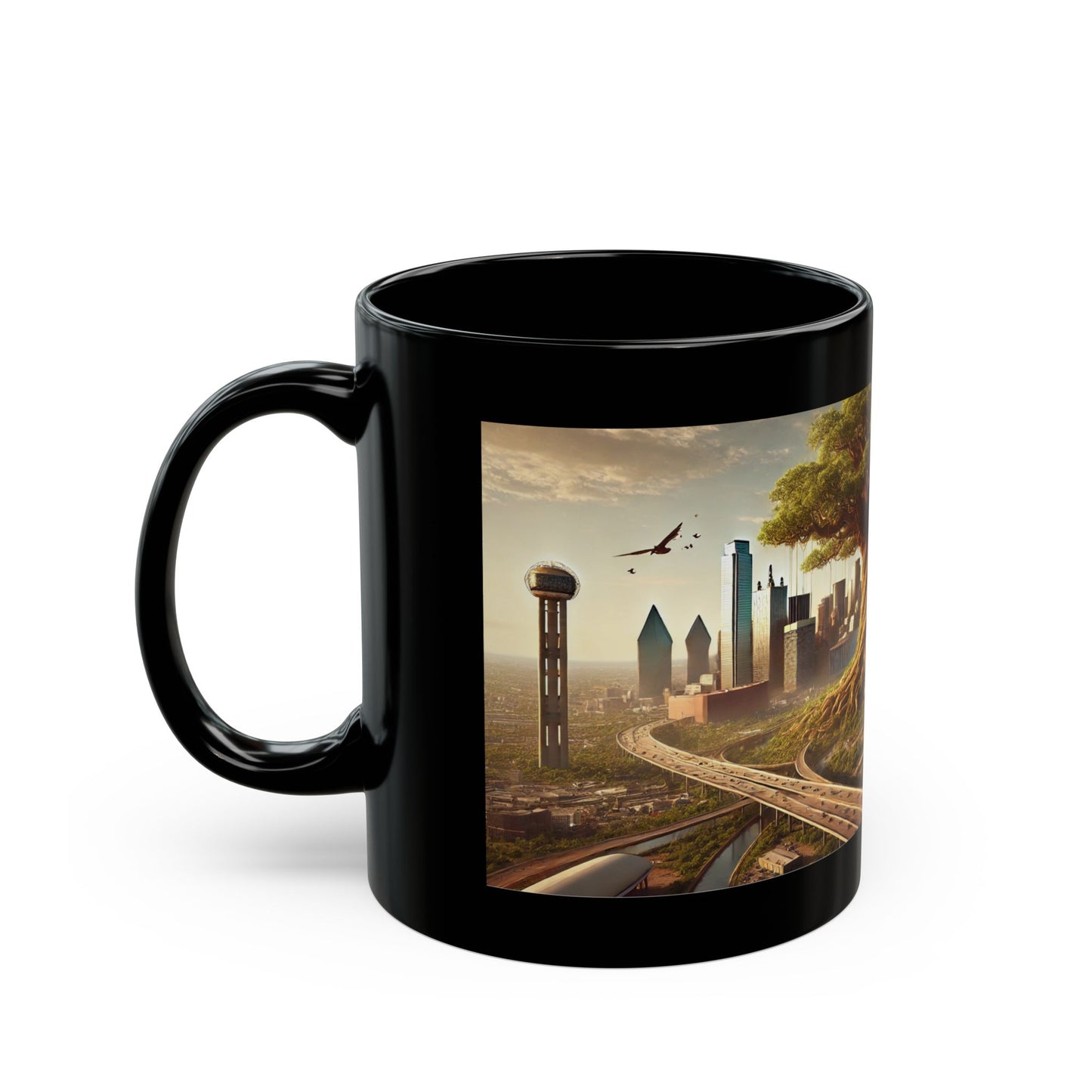 Dallas Tree of Life Mug Black Mug (11oz, 15oz)