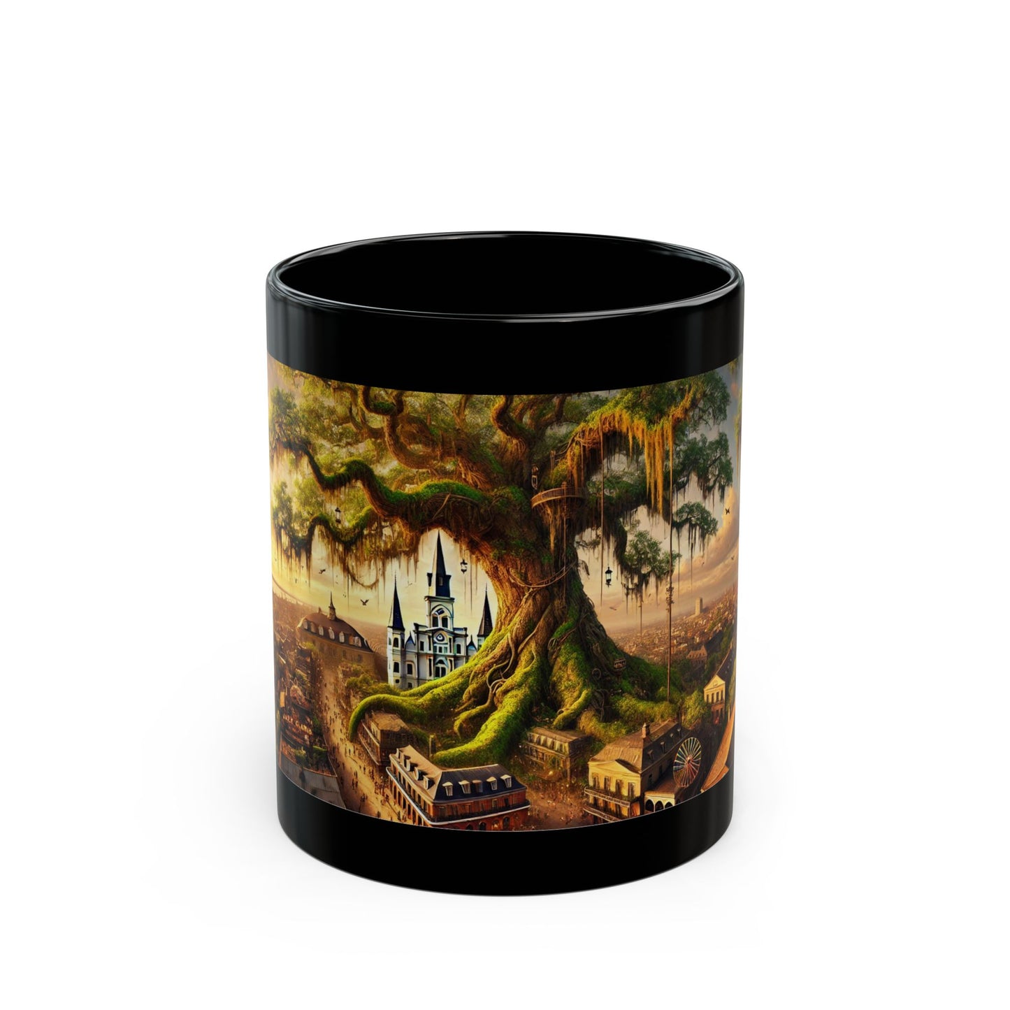 New Orleans Black Mug (11oz, 15oz)