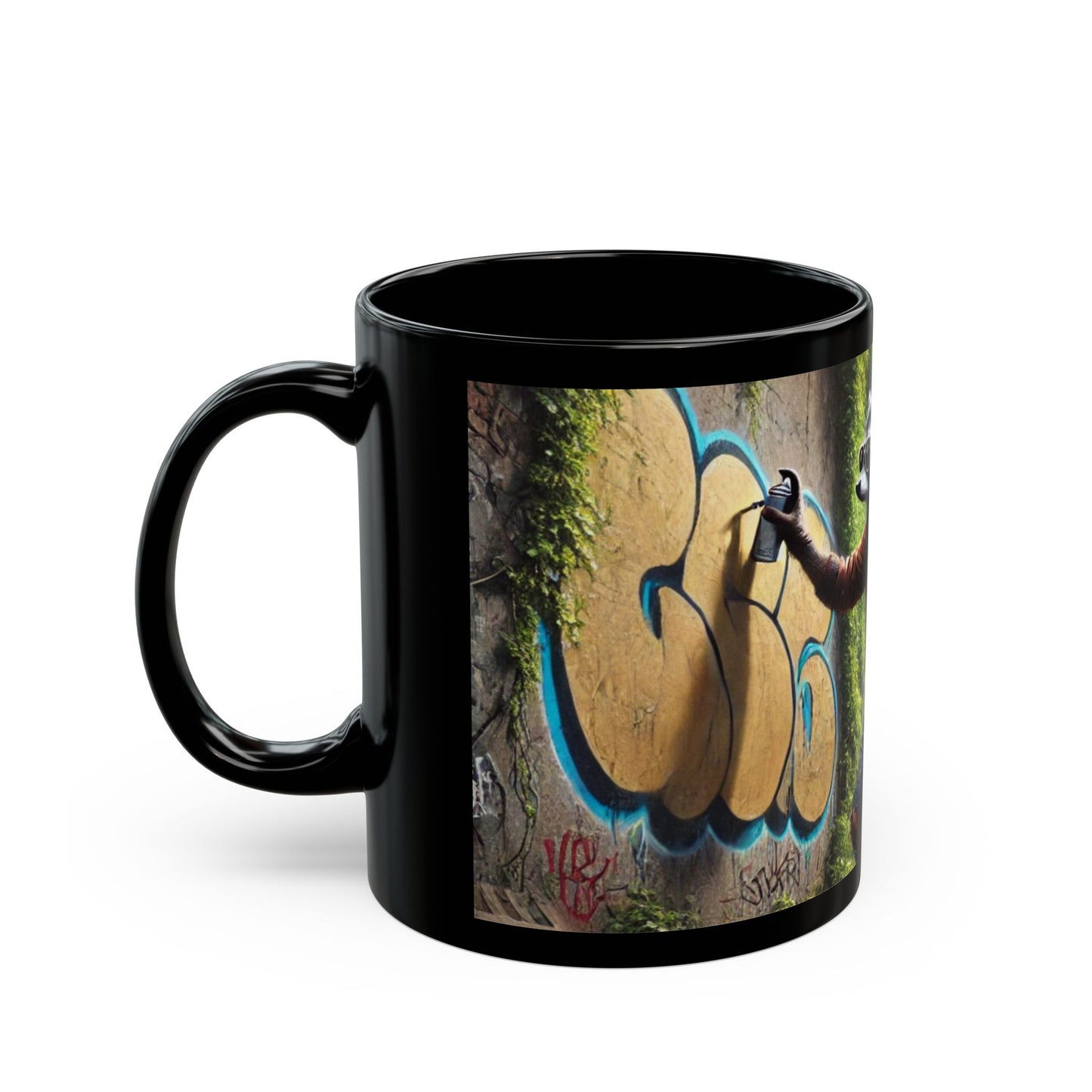 Rebel Racoon Black Mug (11oz, 15oz)