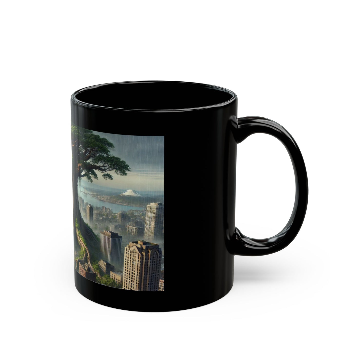 Seattle Black Mug (11oz, 15oz)