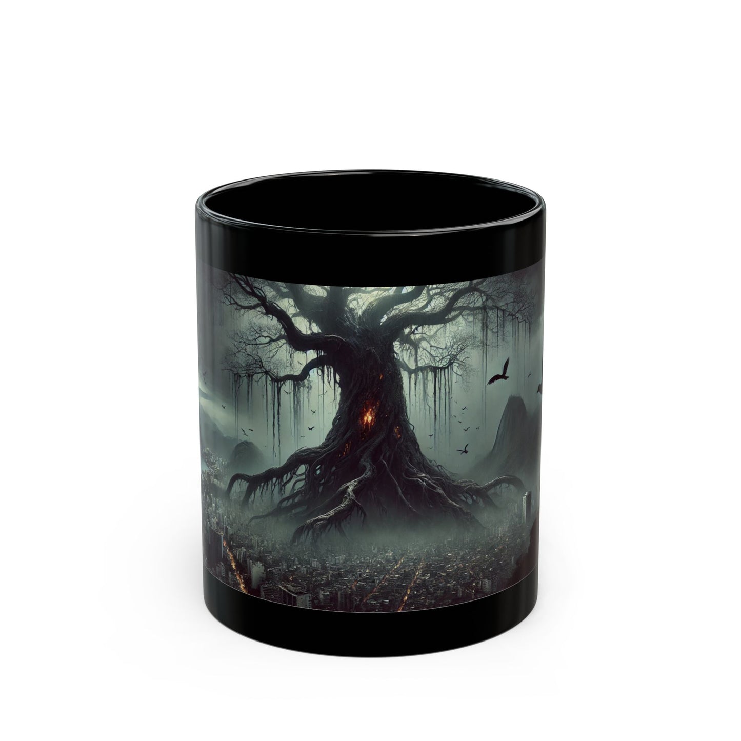 The Shadowed Giant of Rio de Janeiro Black Mug (11oz, 15oz)