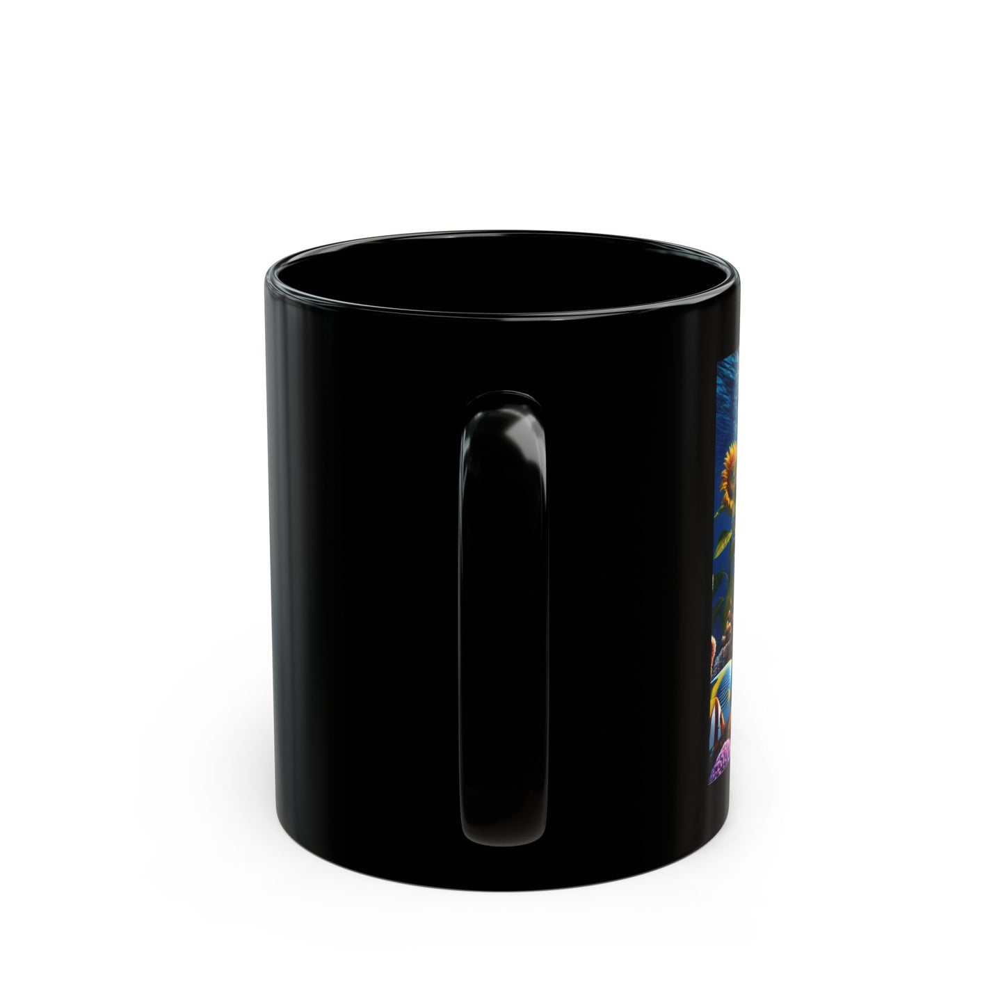 The Underwater Birthday Bash Black Mug (11oz, 15oz)