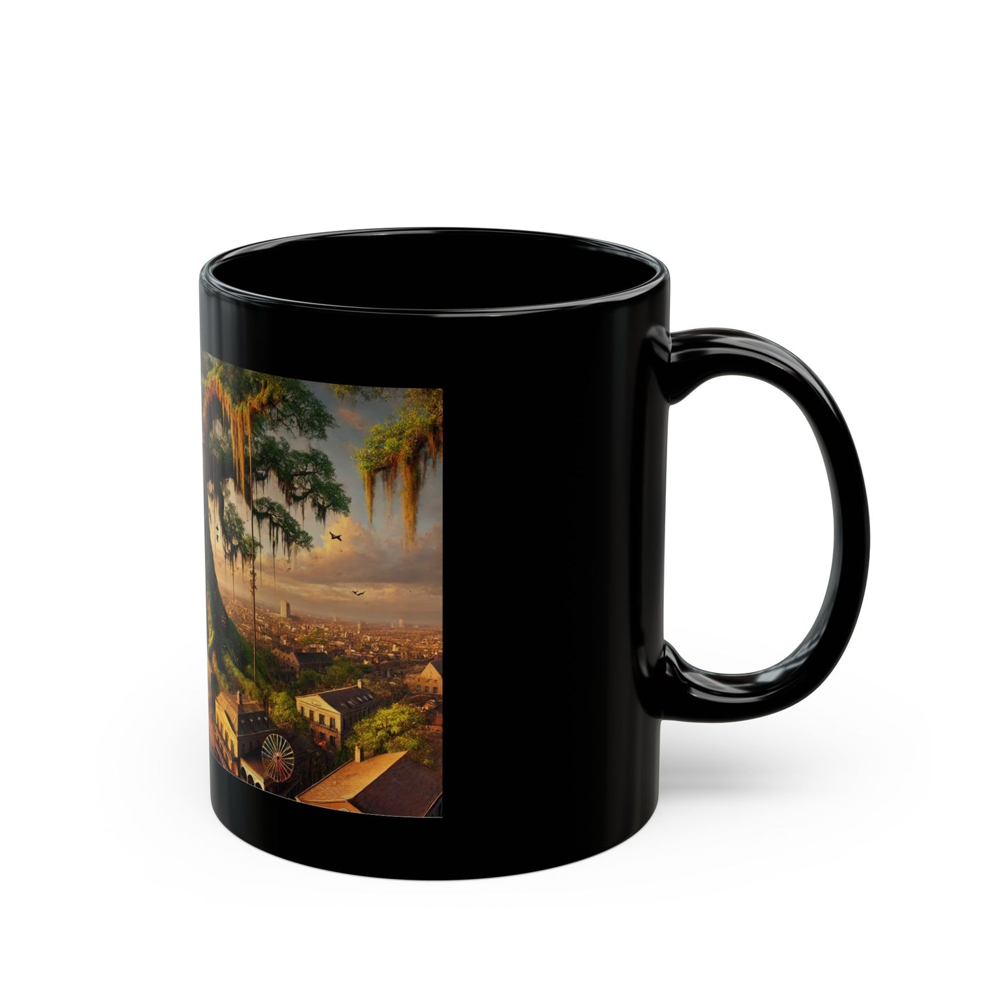 New Orleans Black Mug (11oz, 15oz)