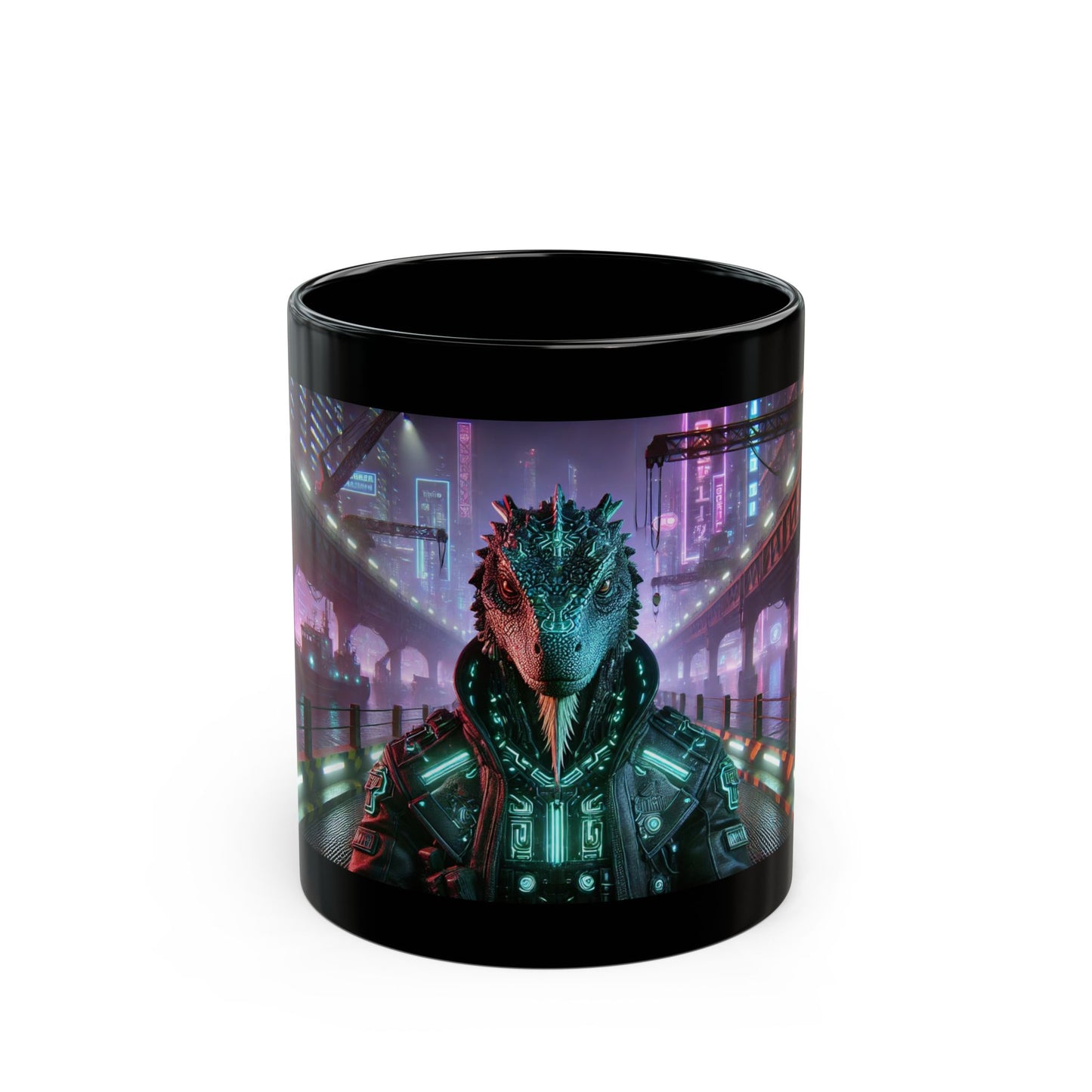 Cyber-Reptilian Overlord Mug (11oz, 15oz)