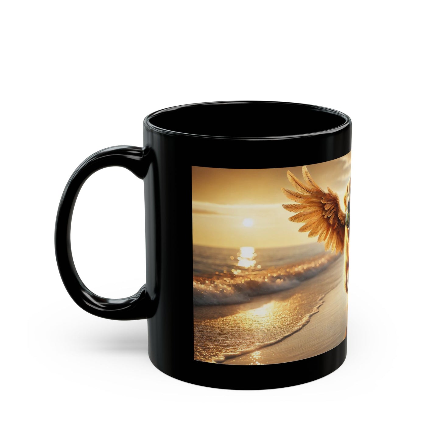 Wings of Joy Black Mug (11oz, 15oz)