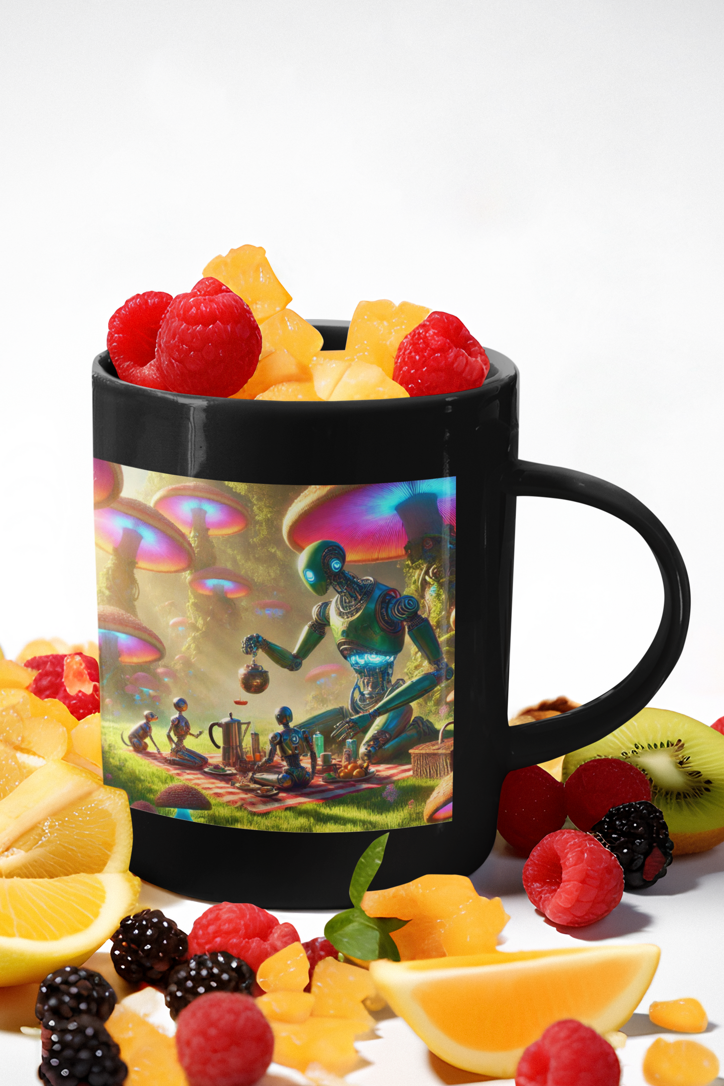 Robot Picnic Mug (11oz, 15oz)