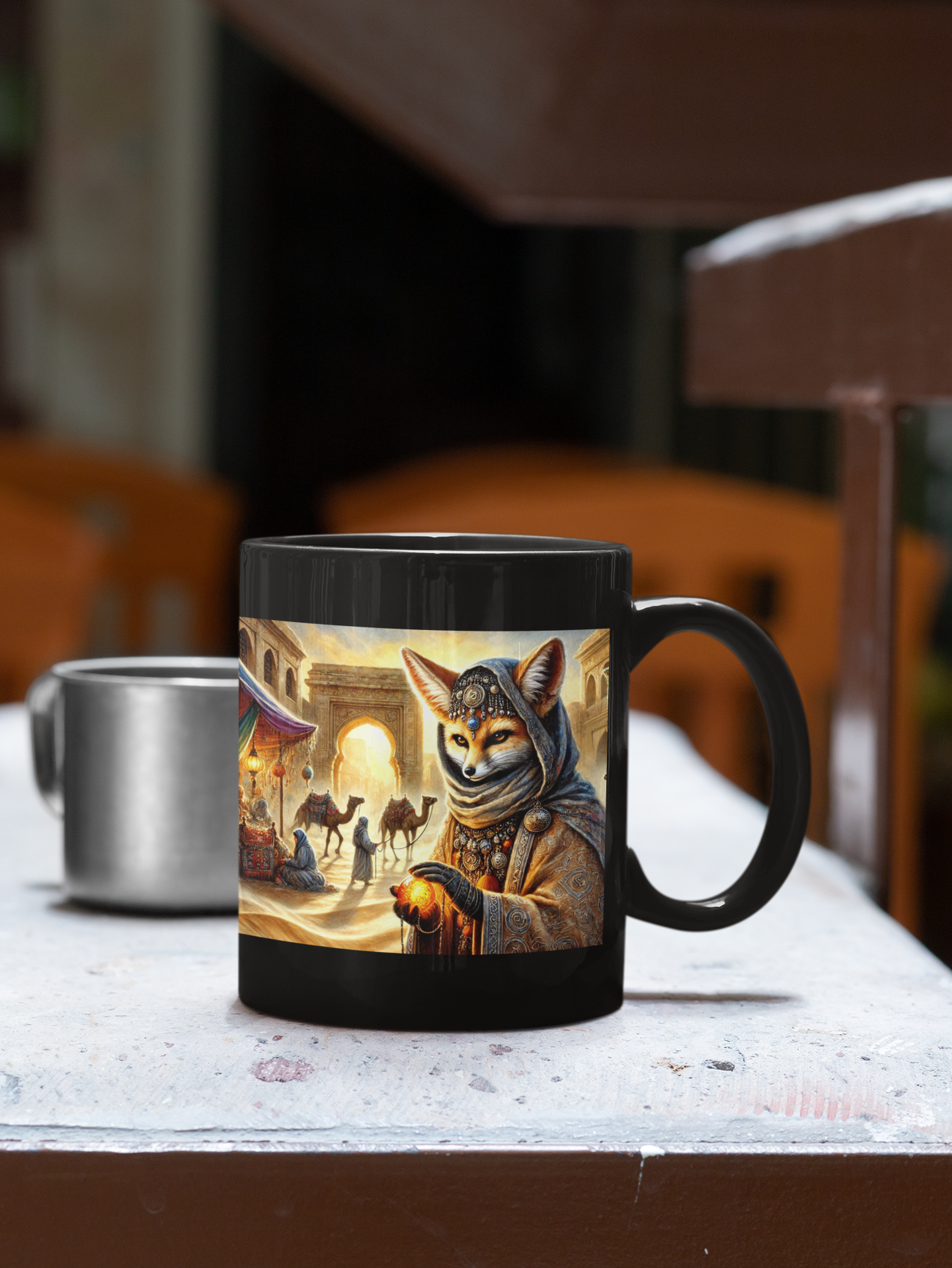 Mystic Fox of the Desert Bazaar Mug (11oz, 15oz)