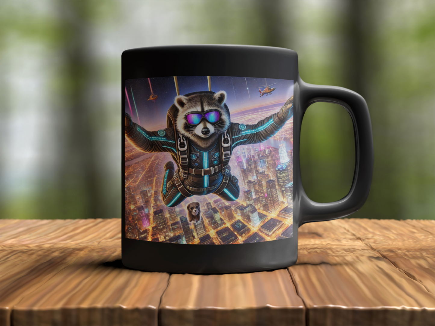 Skyfall Raccoon - The Ultimate Leap Mug (11oz, 15oz)