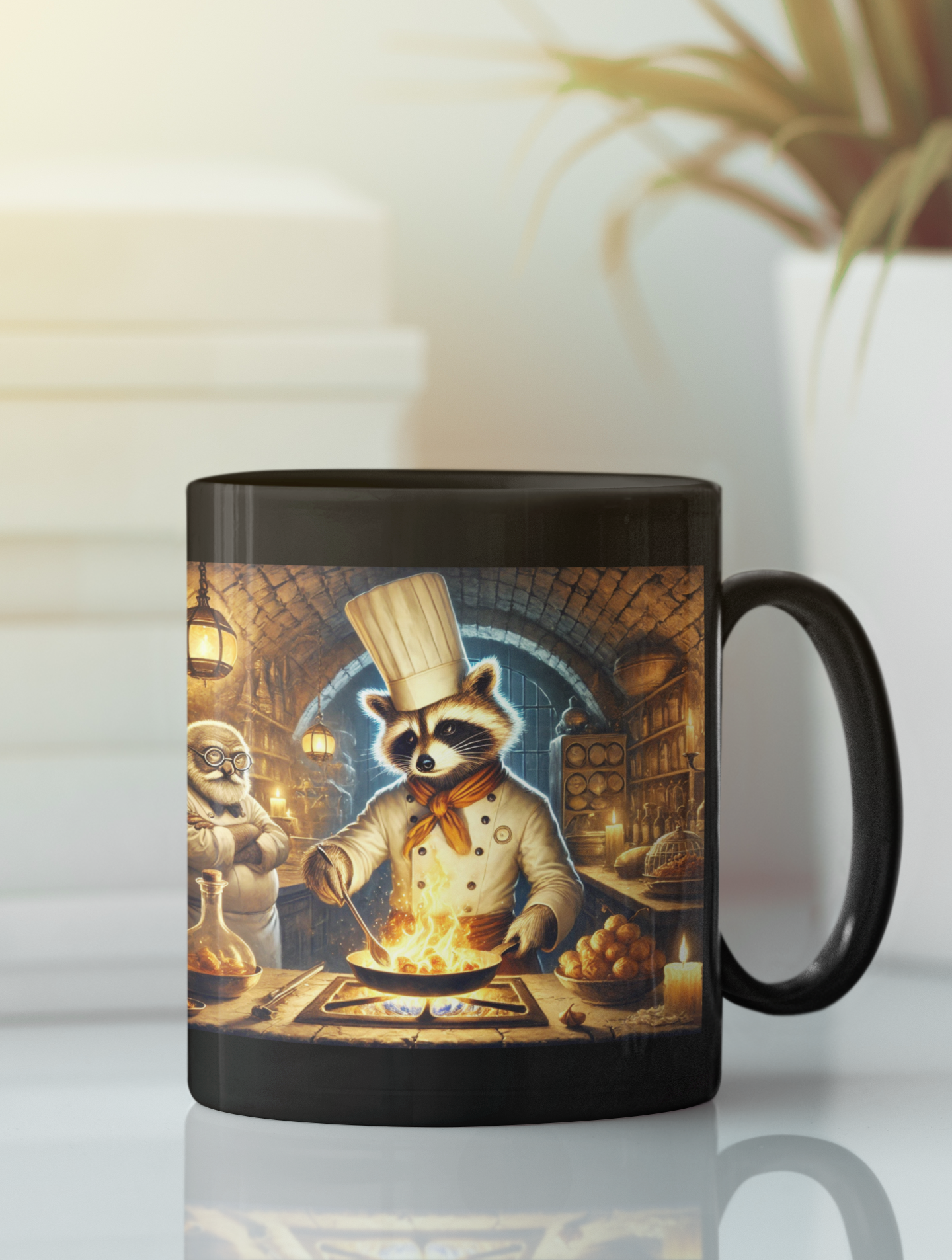 The Gourmet Raccoon Chef Mug (11oz, 15oz)