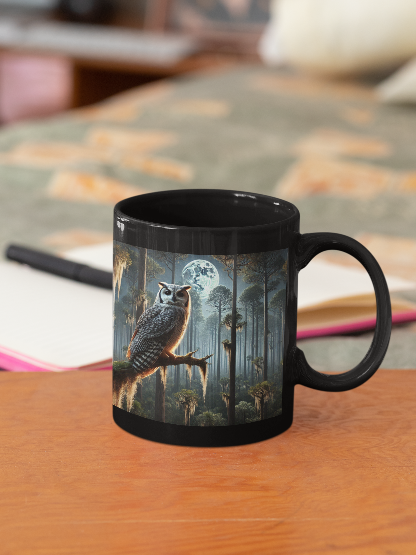 Moonlit Guardian Mug (11oz, 15oz)