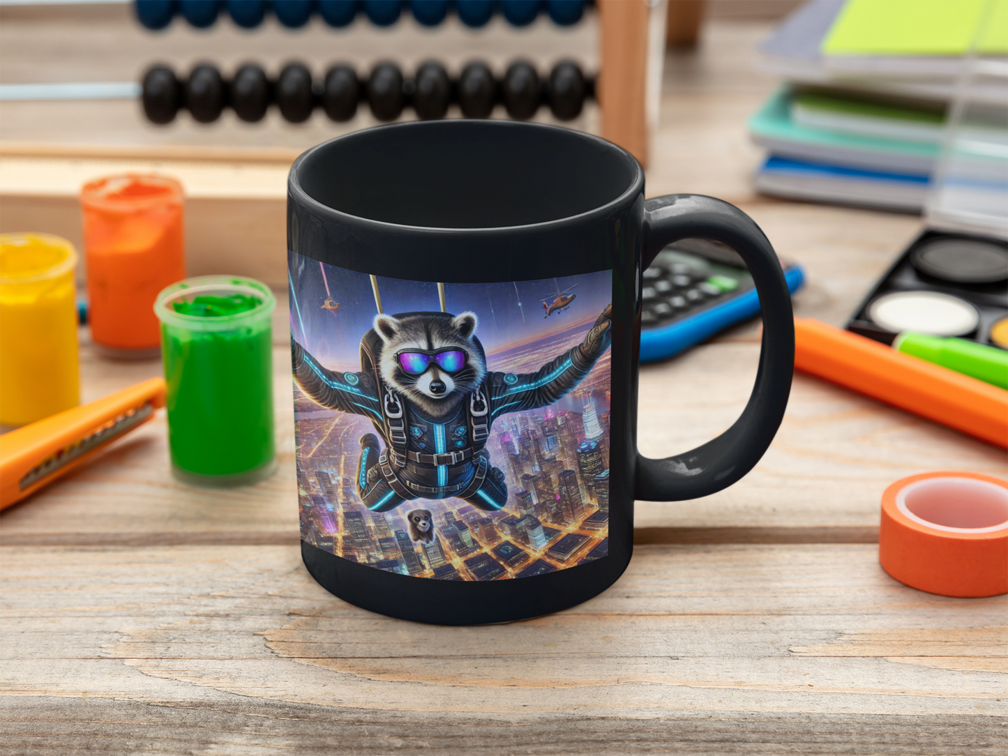 Skyfall Raccoon - The Ultimate Leap Mug (11oz, 15oz)