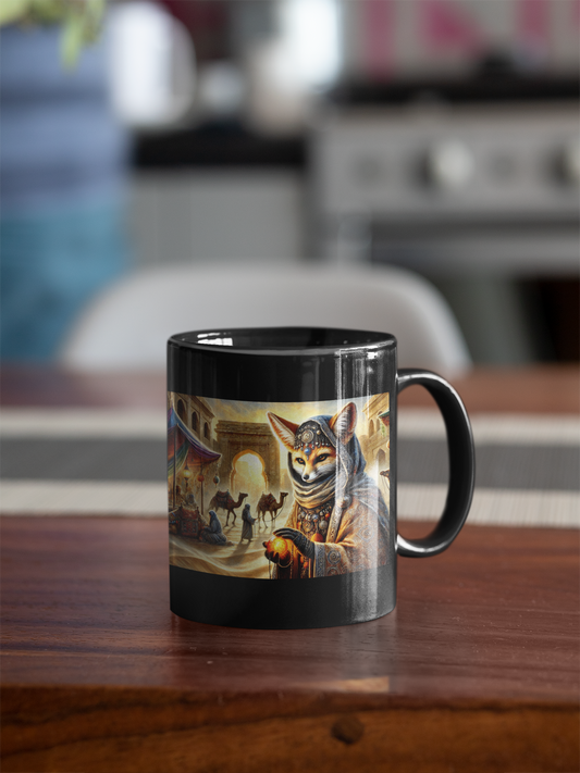 Mystic Fox of the Desert Bazaar Mug (11oz, 15oz)