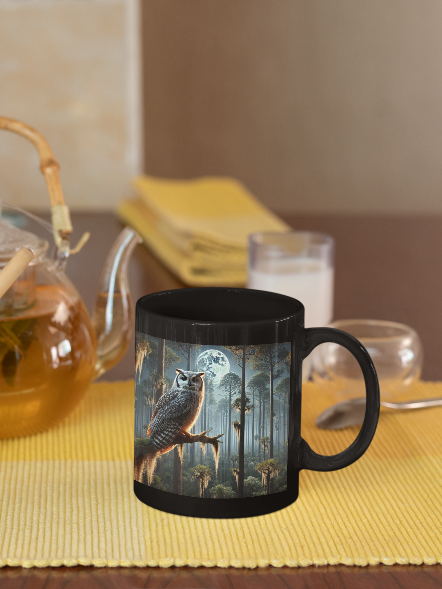 Moonlit Guardian Mug (11oz, 15oz)