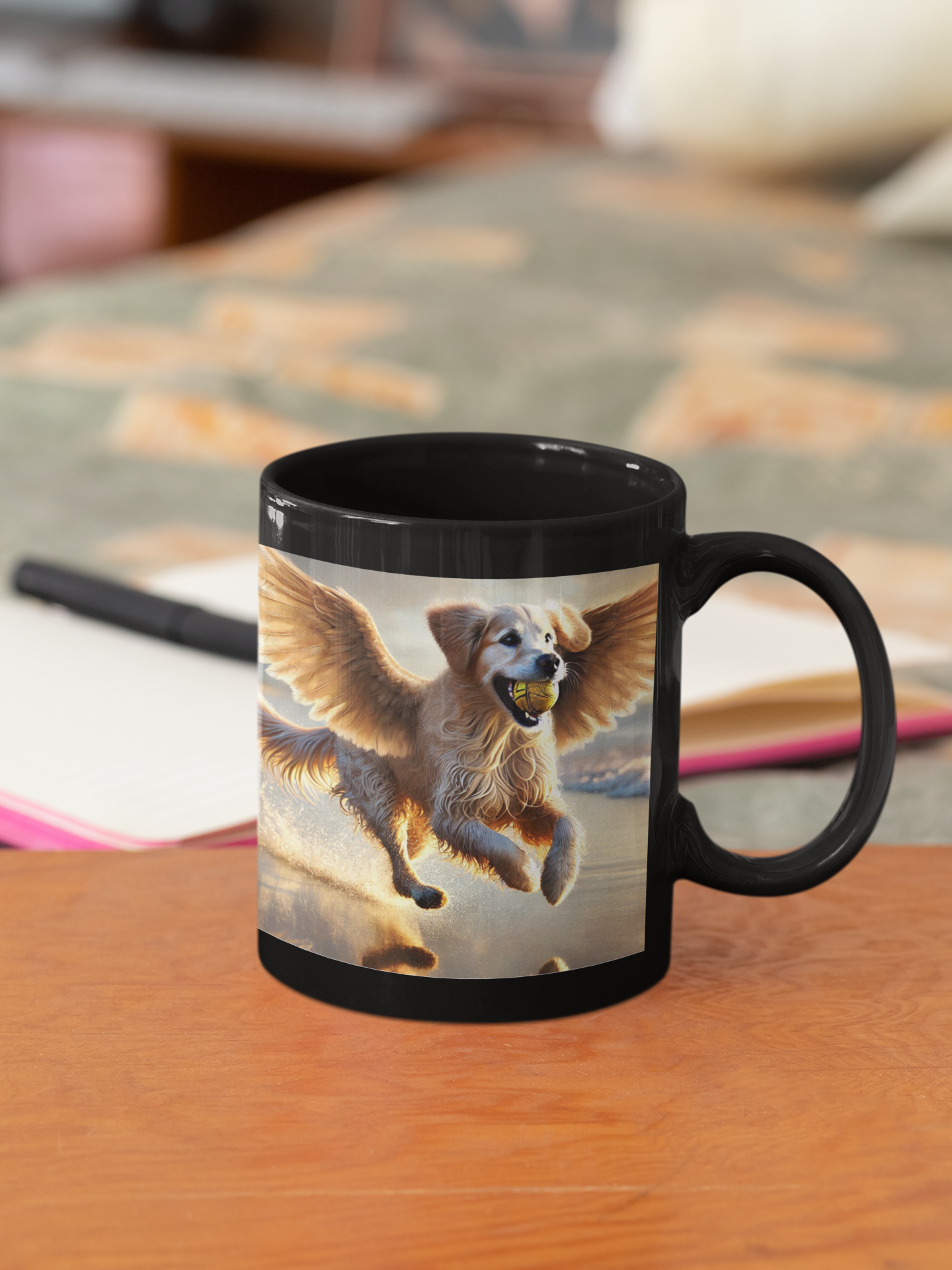 Wings of Joy Black Mug (11oz, 15oz)