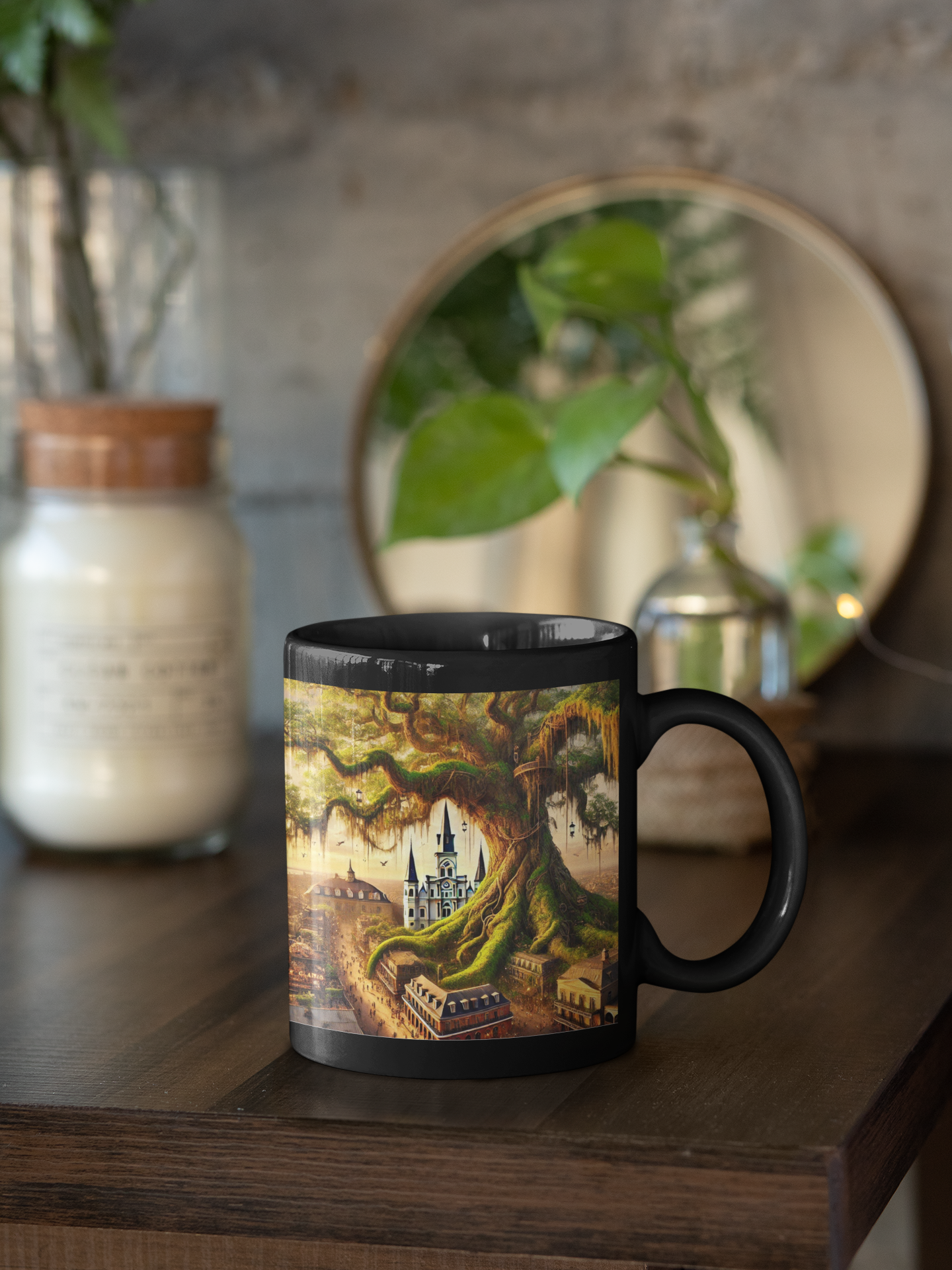 New Orleans Black Mug (11oz, 15oz)