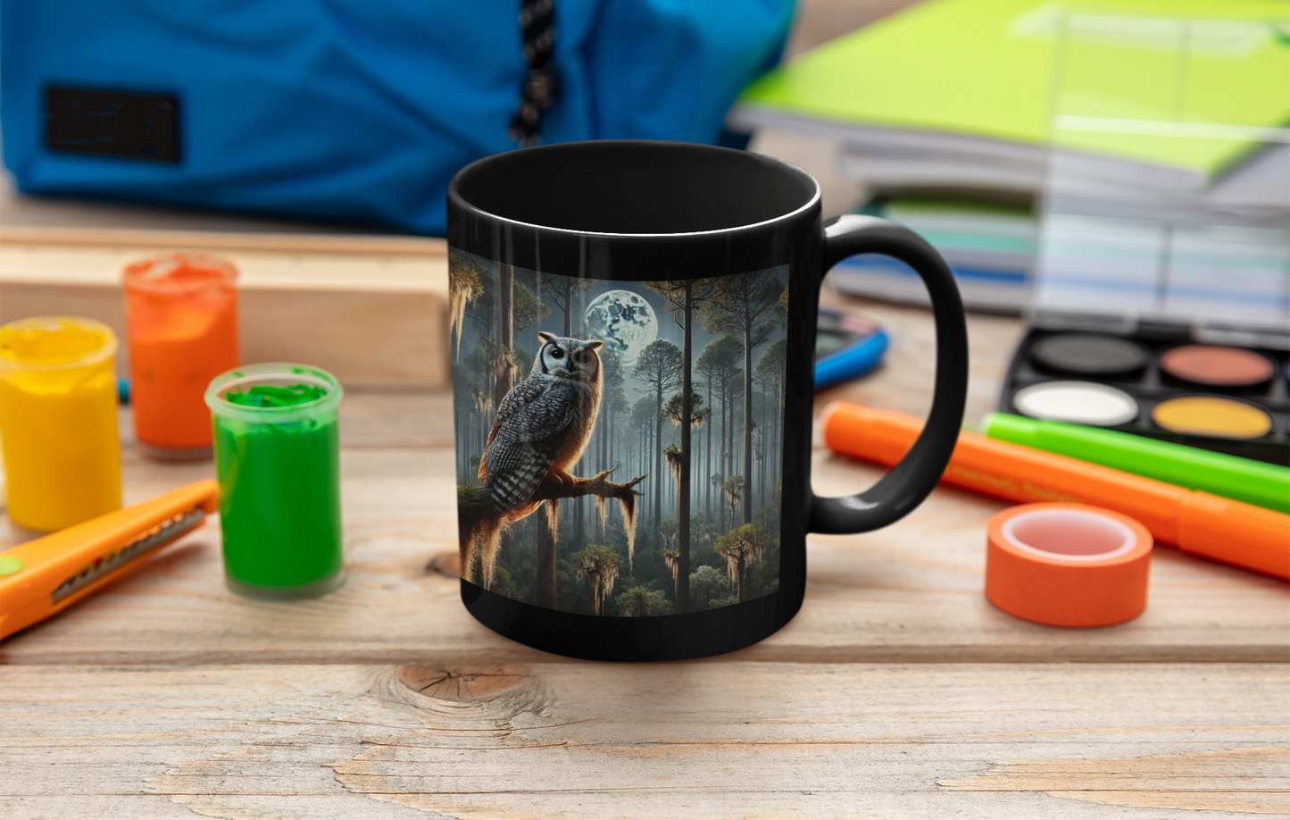 Moonlit Guardian Mug (11oz, 15oz)