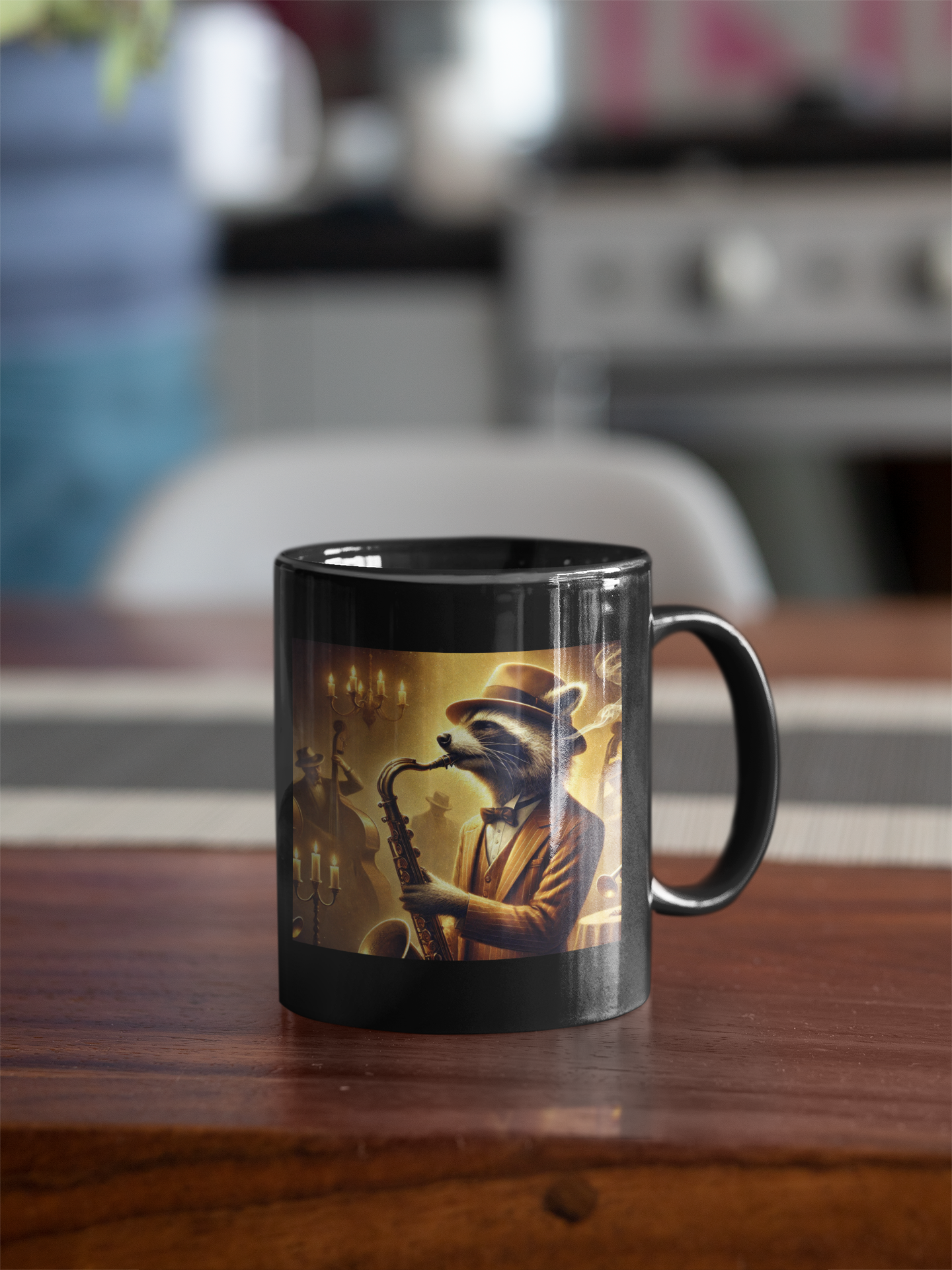 Swingin’ Raccoon - The Jazz Age Icon Mug (11oz, 15oz)