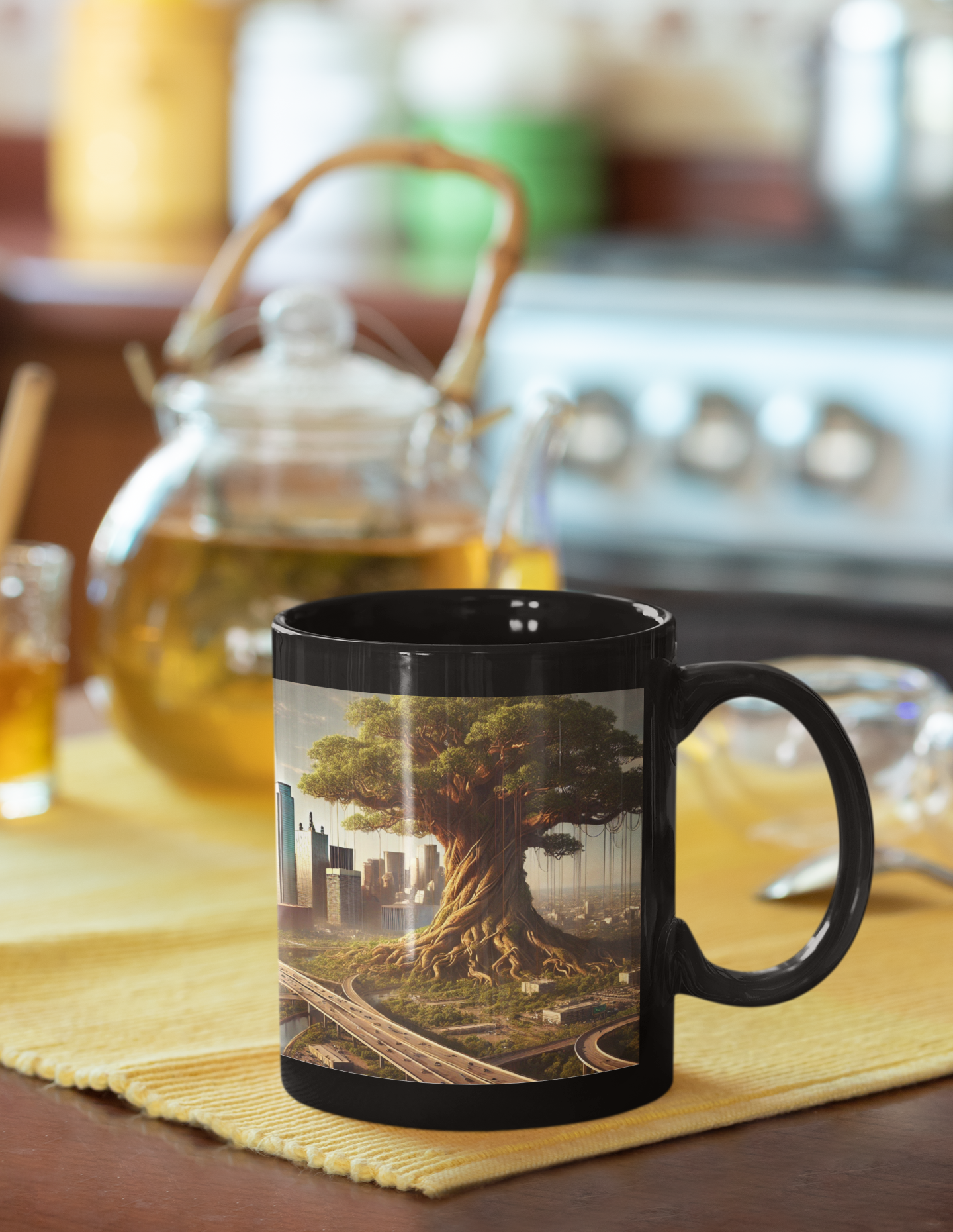 Dallas Tree of Life Mug Black Mug (11oz, 15oz)