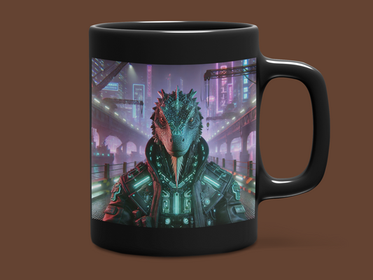 Cyber-Reptilian Overlord Mug (11oz, 15oz)